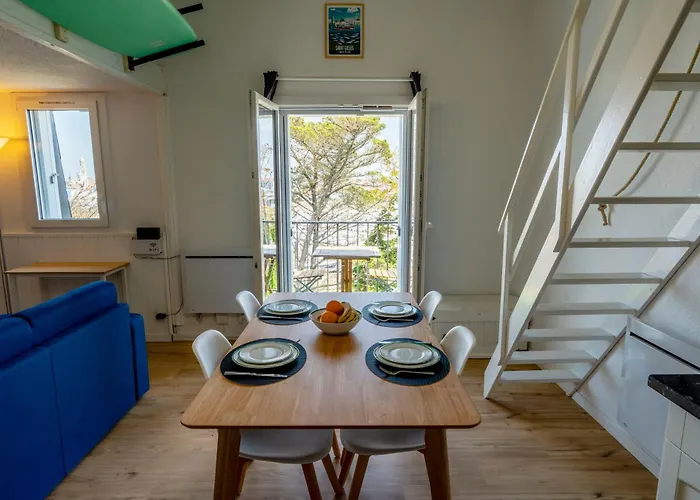 Duplex Premium - Balcon Vue Port - 100m De La - 4 Pers - Tv 4k *